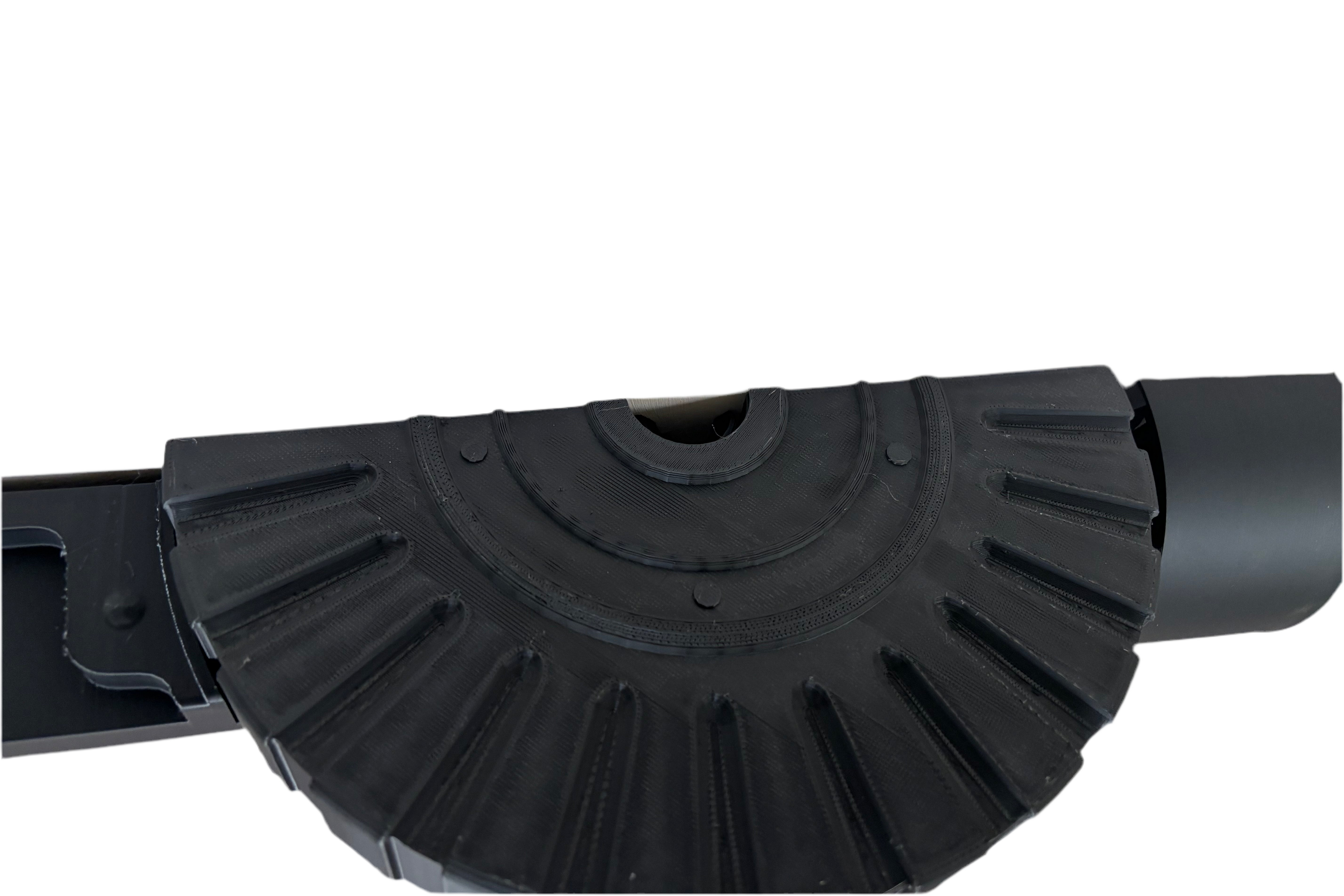 LEWIS Machine Gun WALL MOUNT CUT 50/50 RIGHT SIDE