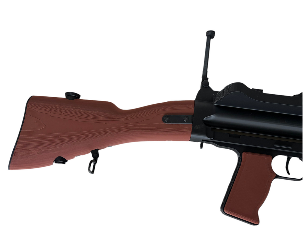 LEWIS Machine Gun WALL MOUNT CUT 50/50 RIGHT SIDE