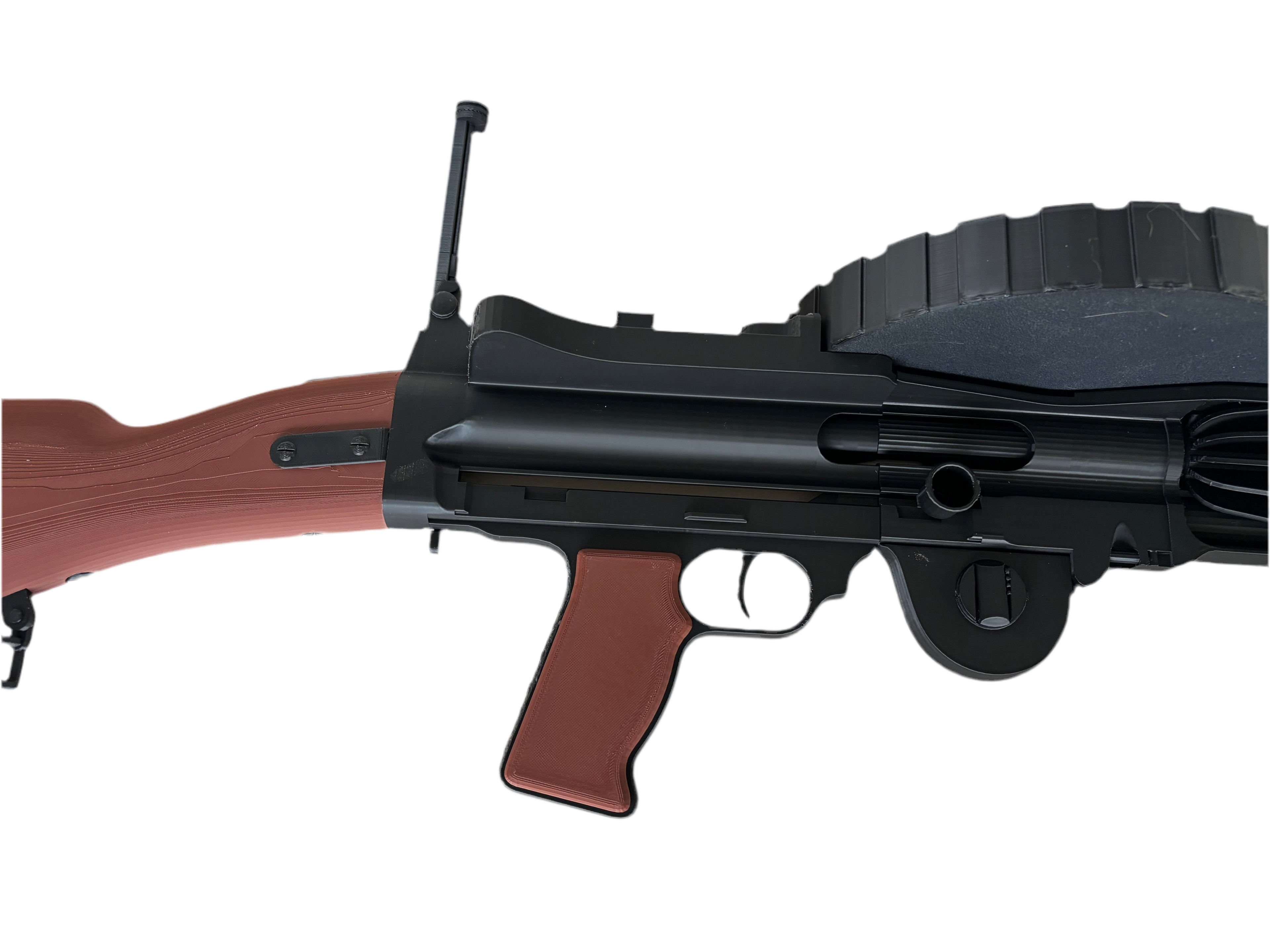 LEWIS Machine Gun WALL MOUNT CUT 50/50 RIGHT SIDE