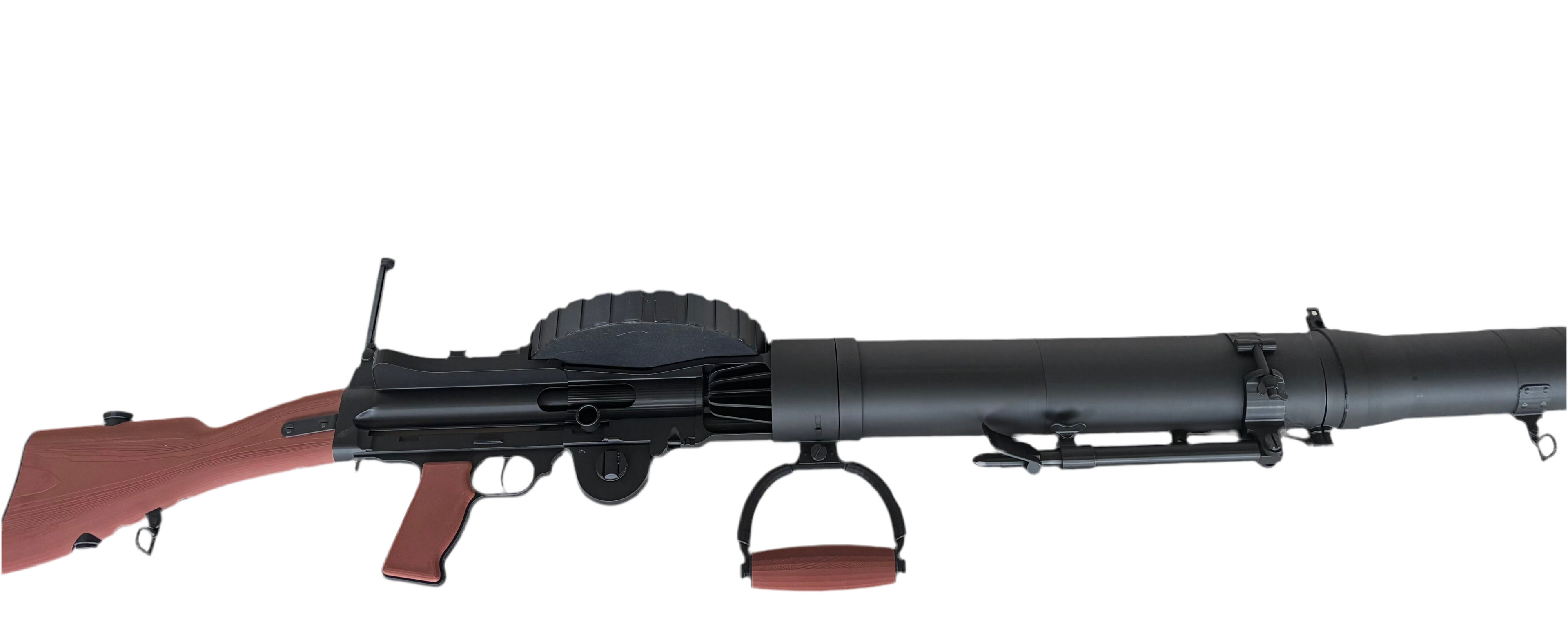 LEWIS Machine Gun WALL MOUNT CUT 50/50 RIGHT SIDE