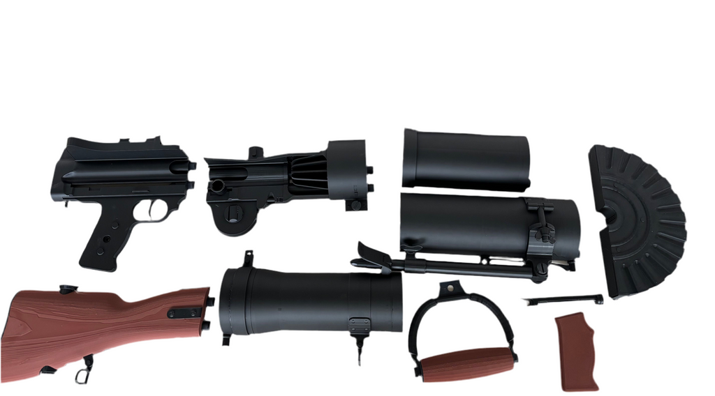 LEWIS Machine Gun WALL MOUNT CUT 50/50 RIGHT SIDE