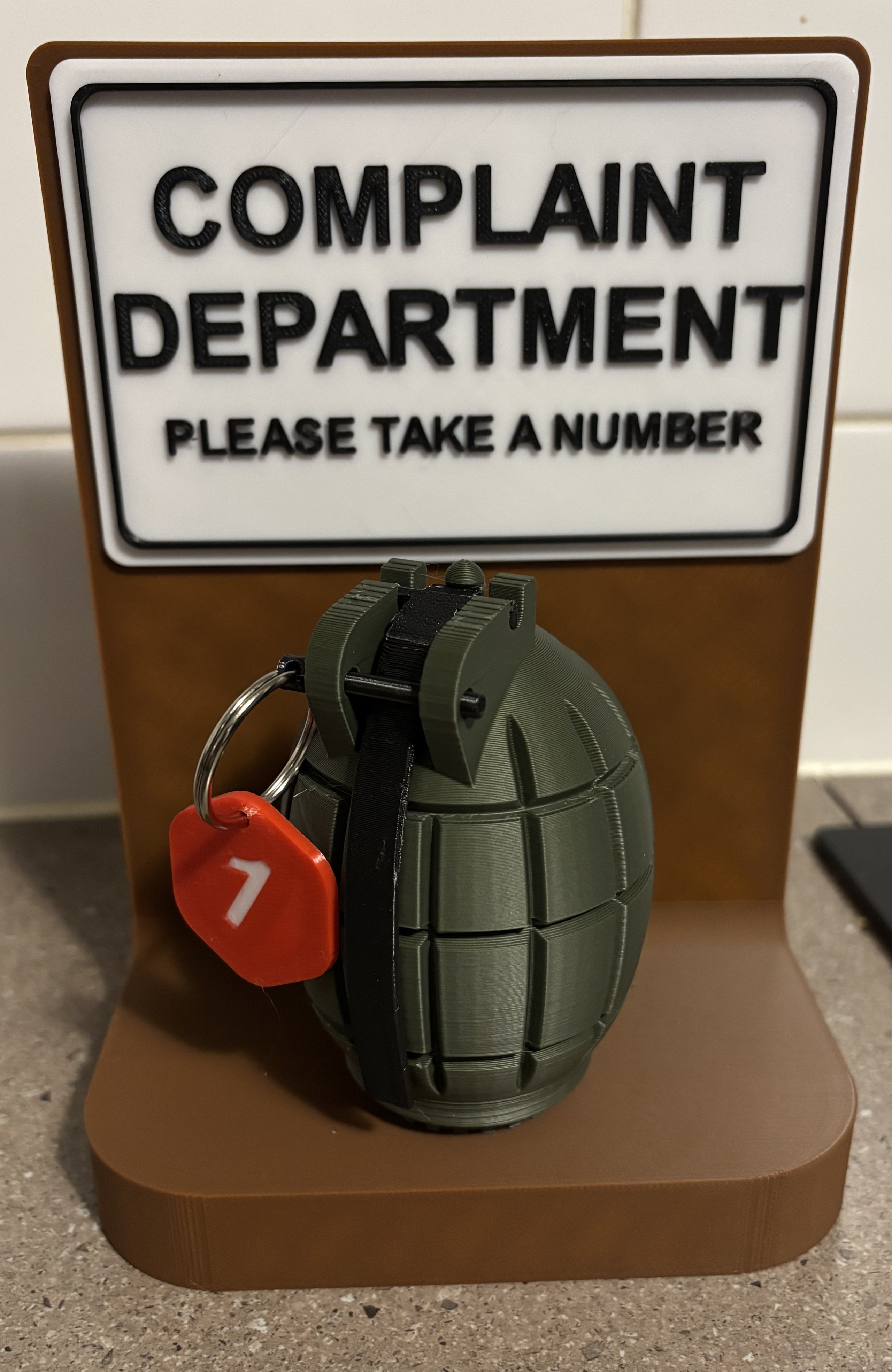 Grenade Mills Bomb Complaints Department